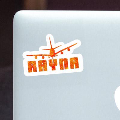 Sticker Rayna Airplane Image