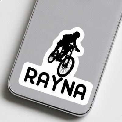 Freeride Biker Sticker Rayna Laptop Image