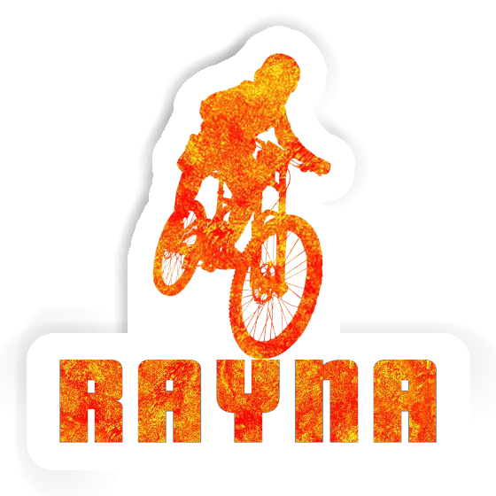 Rayna Sticker Freeride Biker Laptop Image