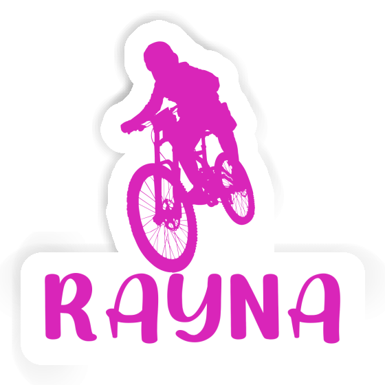 Freeride Biker Autocollant Rayna Laptop Image