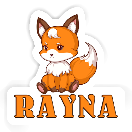 Sticker Rayna Sitting Fox Image