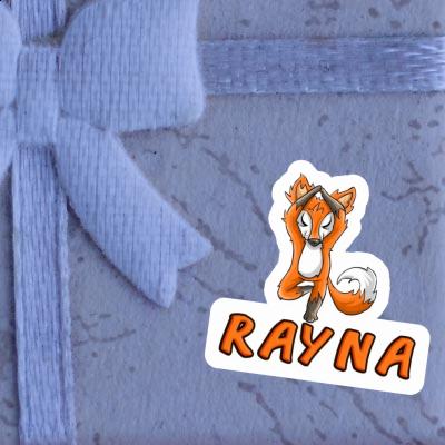 Sticker Rayna Yoga Fox Image