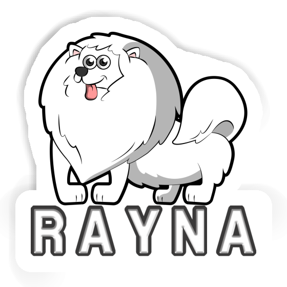 Sticker Rayna German Spitz Laptop Image