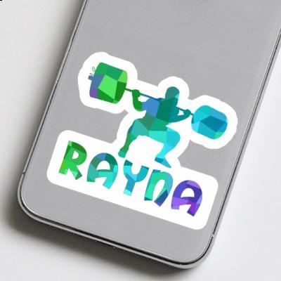 Gewichtheber Sticker Rayna Notebook Image