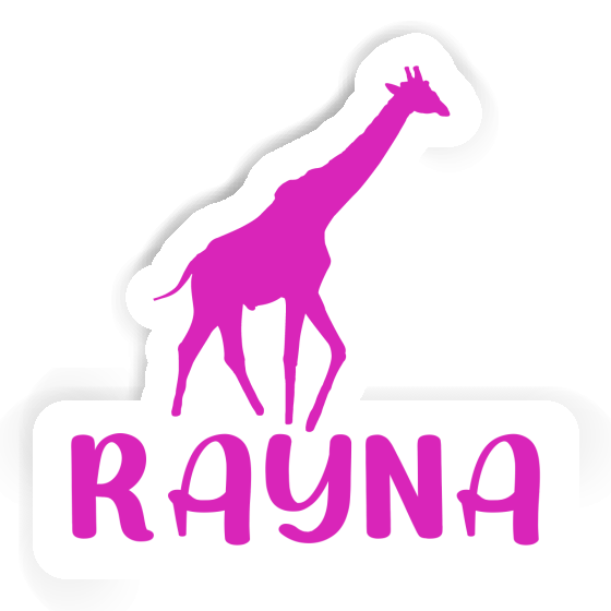 Giraffe Sticker Rayna Laptop Image