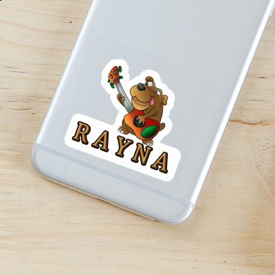 Rayna Sticker Guitar Dog Laptop Image