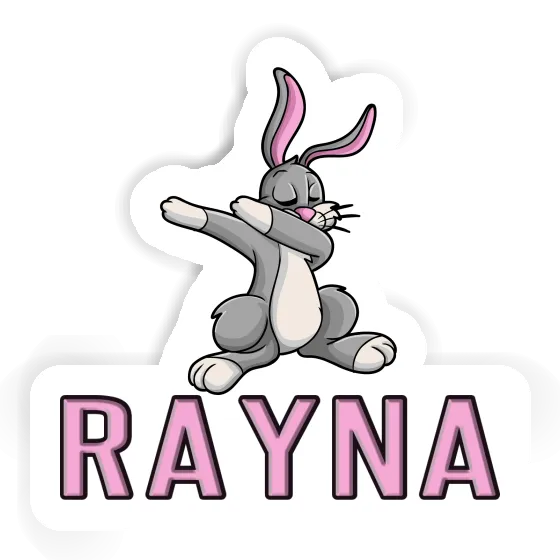 Aufkleber Hase Rayna Notebook Image