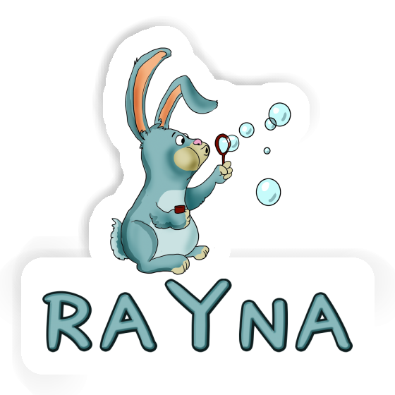 Soap Bubbles Rabbit Sticker Rayna Notebook Image