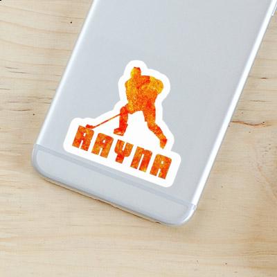 Sticker Eishockeyspieler Rayna Notebook Image