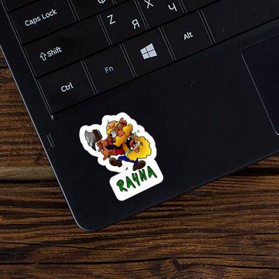 Rayna Sticker Lumberjack Laptop Image