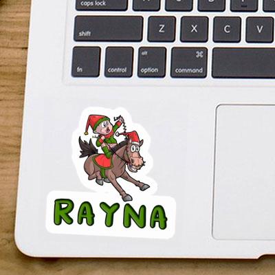 Sticker Rayna Rider Laptop Image