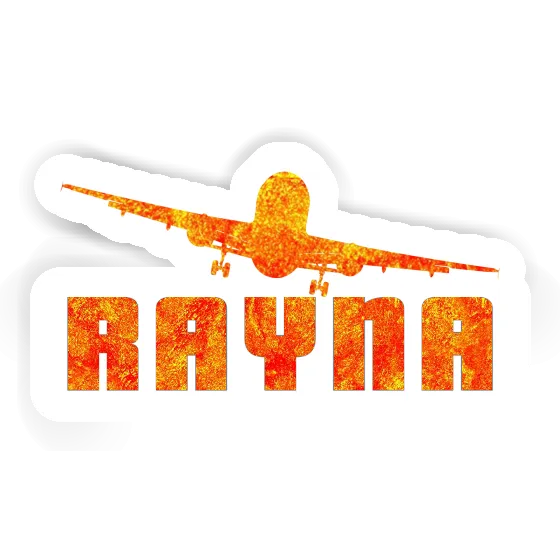 Sticker Flugzeug Rayna Laptop Image