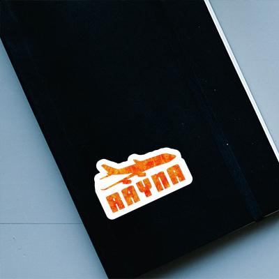 Autocollant Rayna Jumbo-Jet Laptop Image