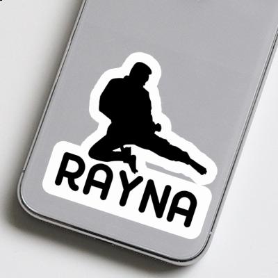 Sticker Karateka Rayna Laptop Image