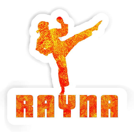 Sticker Karateka Rayna Laptop Image