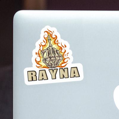 Rayna Sticker Middlefinger Laptop Image