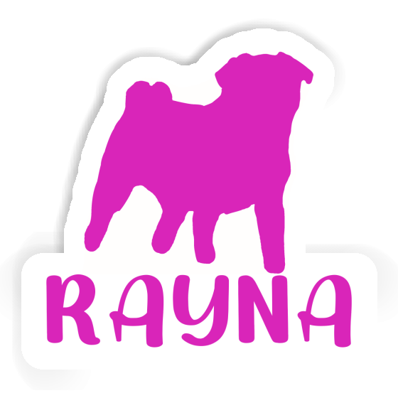 Rayna Sticker Pug Image