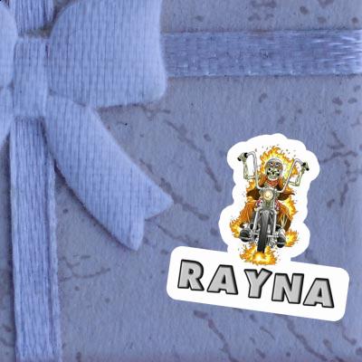 Rayna Sticker Motorcycle Rider Image