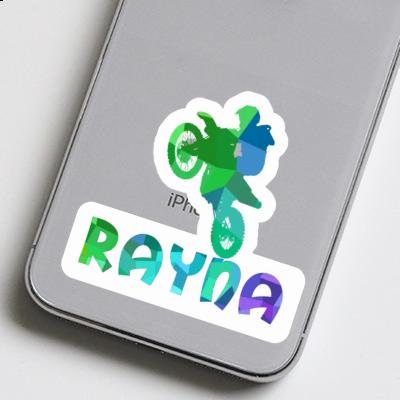 Motocross-Fahrer Aufkleber Rayna Laptop Image