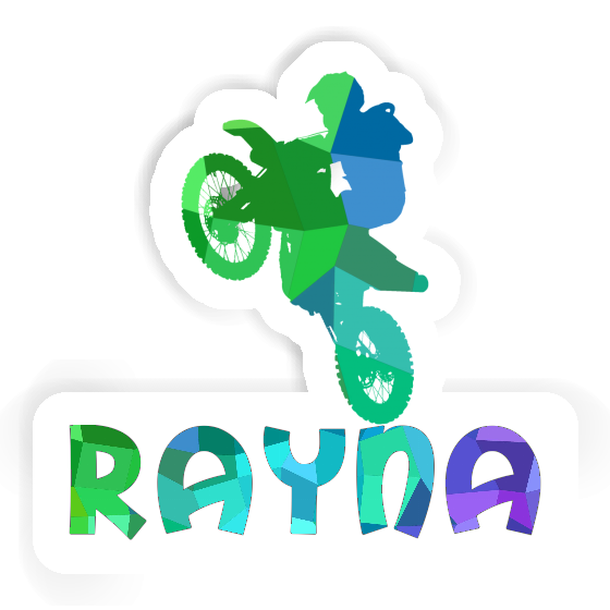 Sticker Rayna Motocross Rider Notebook Image