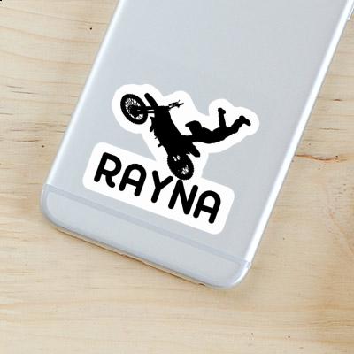 Rayna Sticker Motocross-Fahrer Laptop Image