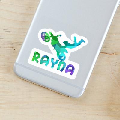 Sticker Motocross Rider Rayna Laptop Image