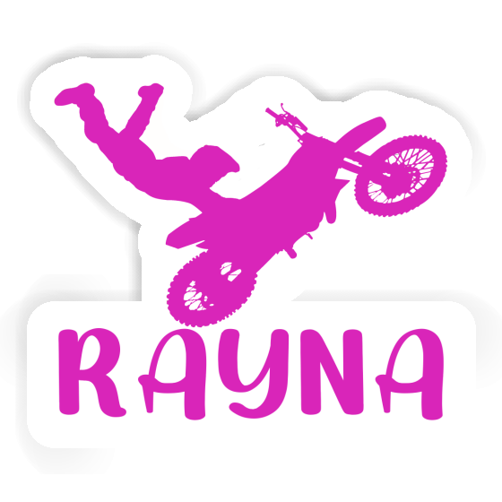 Rayna Sticker Motocross Rider Notebook Image