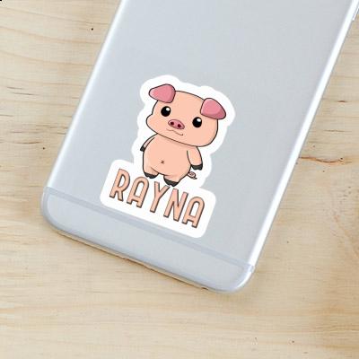 Rayna Sticker Schweinchen Notebook Image