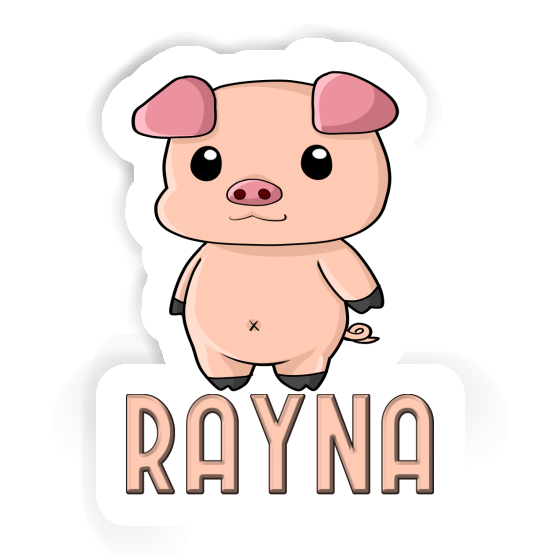 Aufkleber Schweinchen Rayna Image