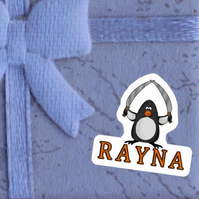 Sticker Rayna Fighting Penguin Laptop Image