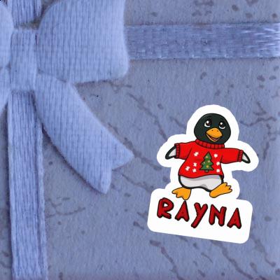 Christmas Penguin Sticker Rayna Laptop Image