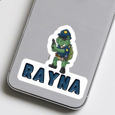 Sticker Rayna Officer Laptop Image