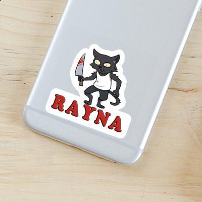 Rayna Sticker Psycho-Katze Laptop Image