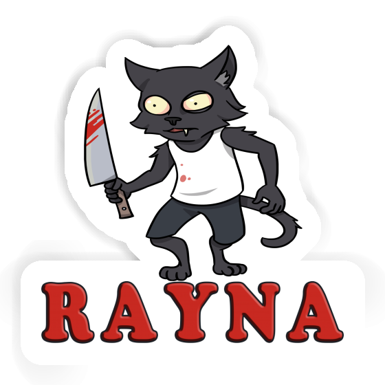 Autocollant Chat psychopathe Rayna Gift package Image