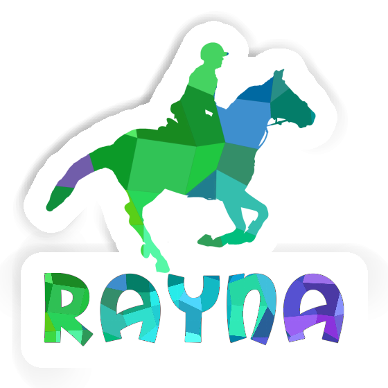 Sticker Horse Rider Rayna Notebook Image