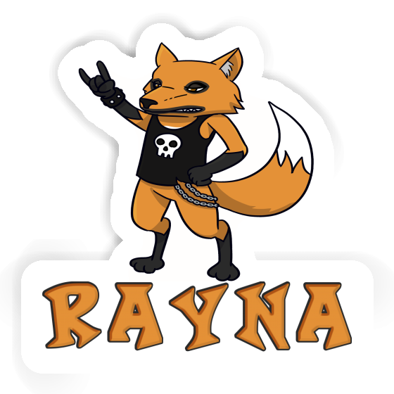 Sticker Rocker Fox Rayna Laptop Image