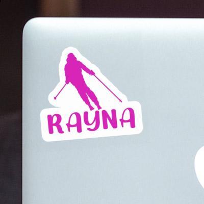 Skier Sticker Rayna Laptop Image