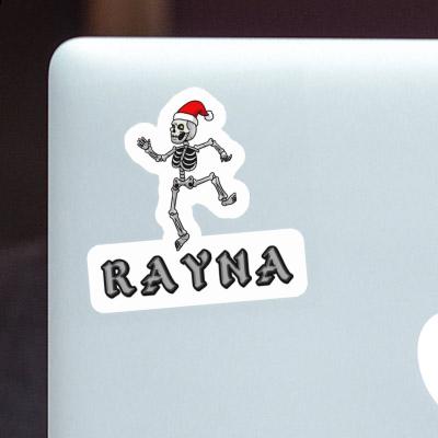 Sticker Rayna Weihnachts-Skelett Gift package Image