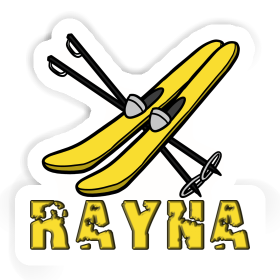 Rayna Autocollant Ski Notebook Image