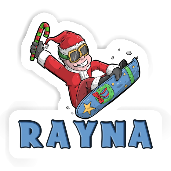 Aufkleber Weihnachts-Snowboarder Rayna Gift package Image