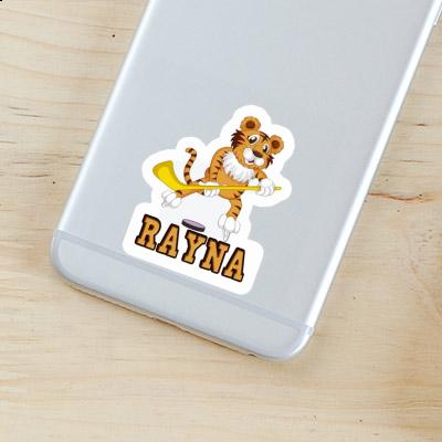 Sticker Rayna Hockey Player Laptop Image