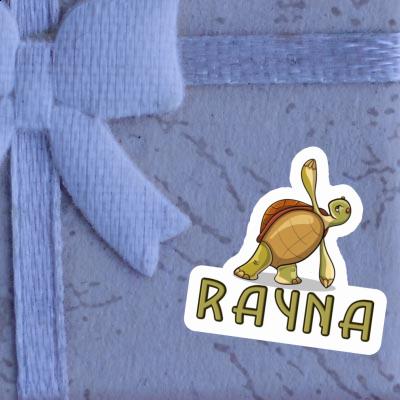 Sticker Yoga Turtle Rayna Notebook Image