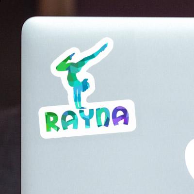 Sticker Yoga Woman Rayna Notebook Image