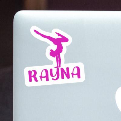 Yoga-Frau Sticker Rayna Notebook Image