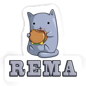 Sticker Cat Rema Image