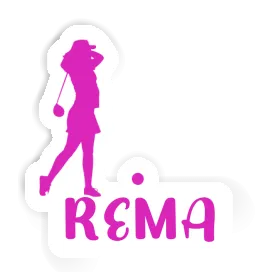 Sticker Golfer Rema Image