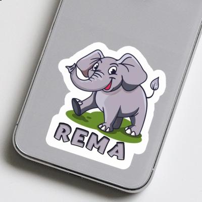 Rema Autocollant Éléphant Rema Autocollant Éléphant Image