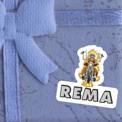 Rema Sticker Motorbike Rider Notebook Rema Sticker Motorbike Rider Gift package Image