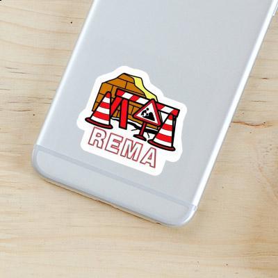 Sticker Straßenbaustelle Rema Notebook Sticker Straßenbaustelle Rema Gift package Image