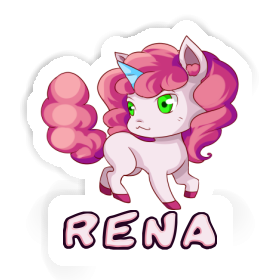 Autocollant Rena Licorne Image